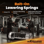Coil Spring Lowering Kit for Chevy S10 GMC S15 Sonoma (1982-2004)