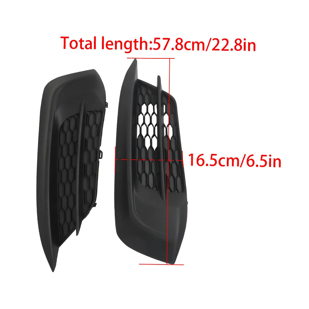 Fog Light Covers for Honda Civic Sedan/Coupe (2016-2018) Driver + Passenger Side