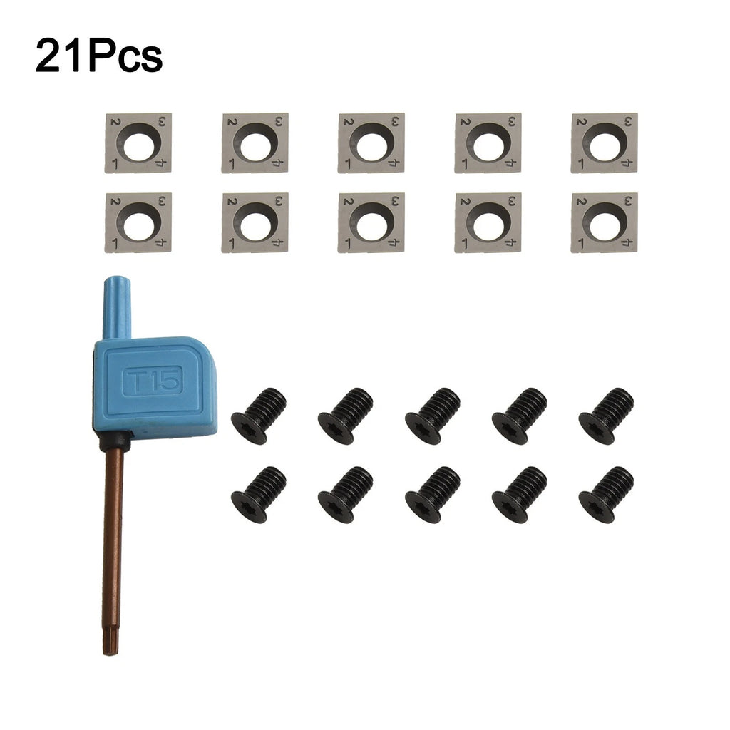 Tungsten Blade Insert Set for Woodworking Tools