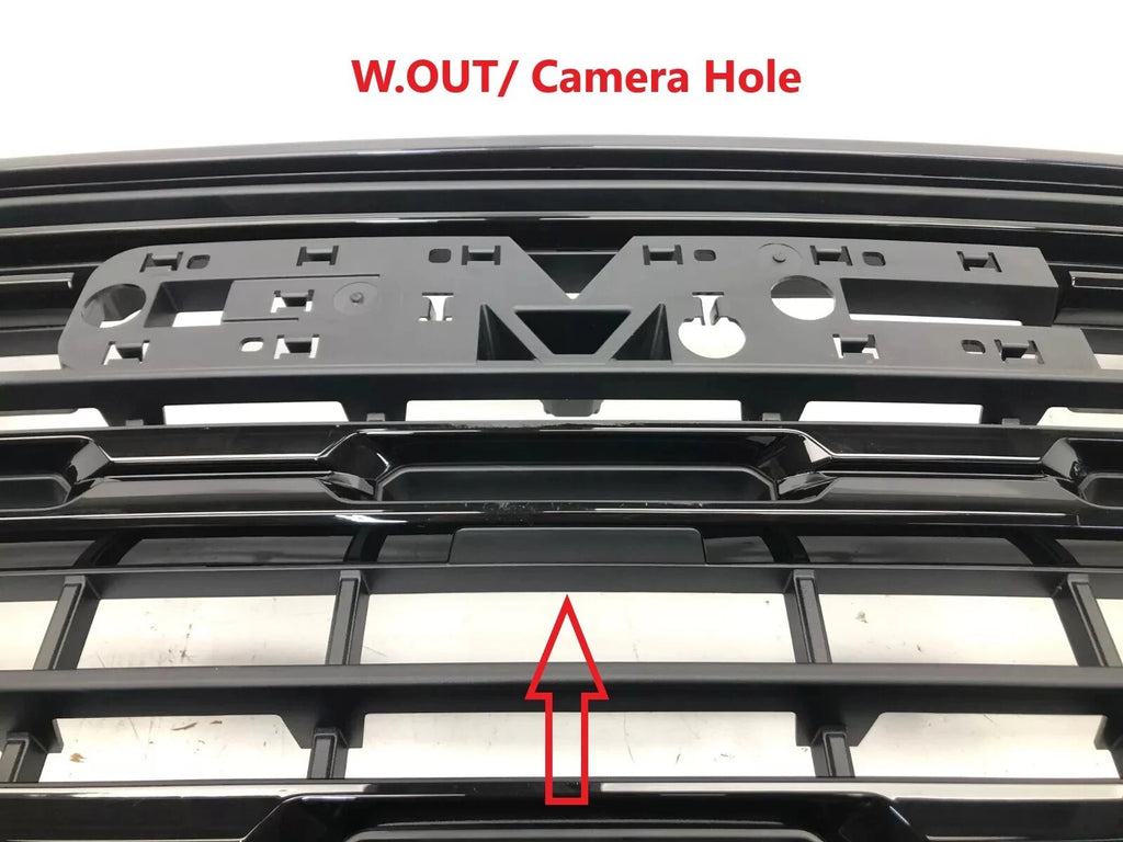 Front Upper Grille for GMC Sierra 1500 (2022–2024) - Titanium Rush Metallic 46