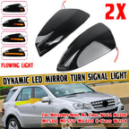 2x Side Mirror Corner Lights for Mercedes-Benz ML Class C-Class W204 S204 W639
