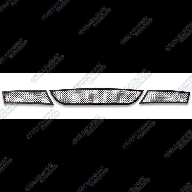 Black Stainless Steel Mesh Grille Insert for BMW 325i/330i (2006-2007)
