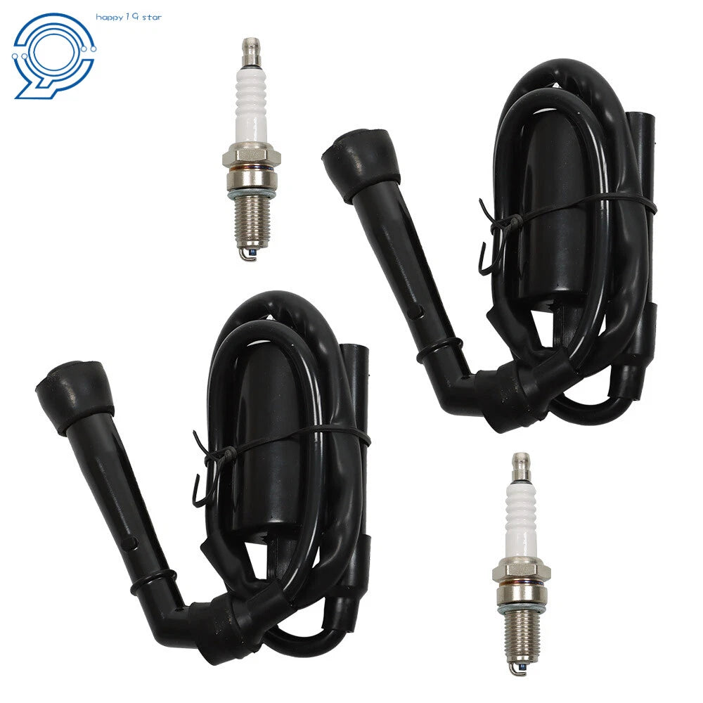 2X Ignition Coil Spark Plug for Suzuki Intruder VS700 VS750 VS800 (1986–2004)