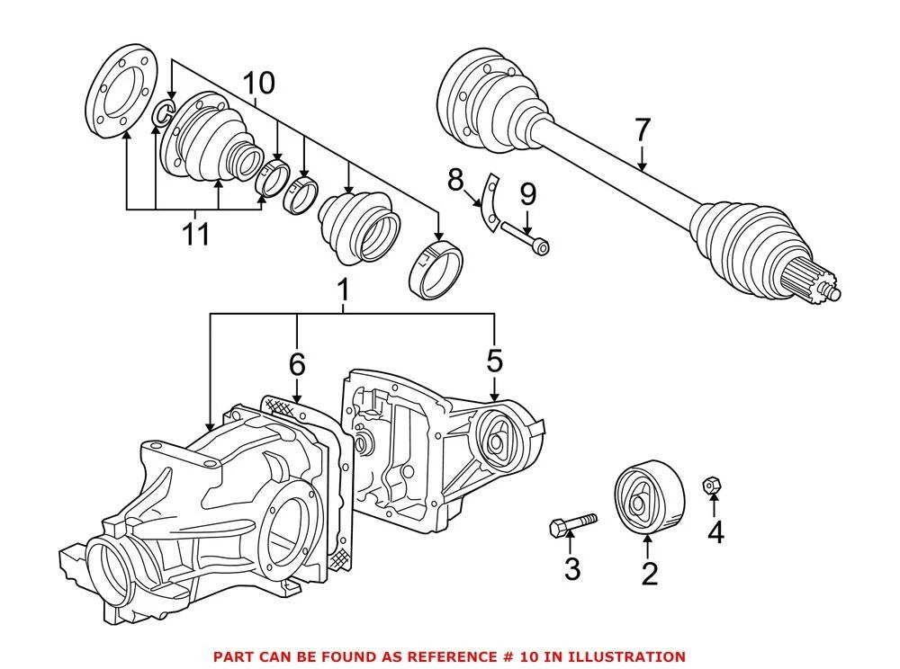 CV Joint Boot Kit for BMW (OEM 33219067806)