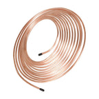 2X Copper Plated Brake Line for Hydraulic Systems (25 ft, 1/4 OD)