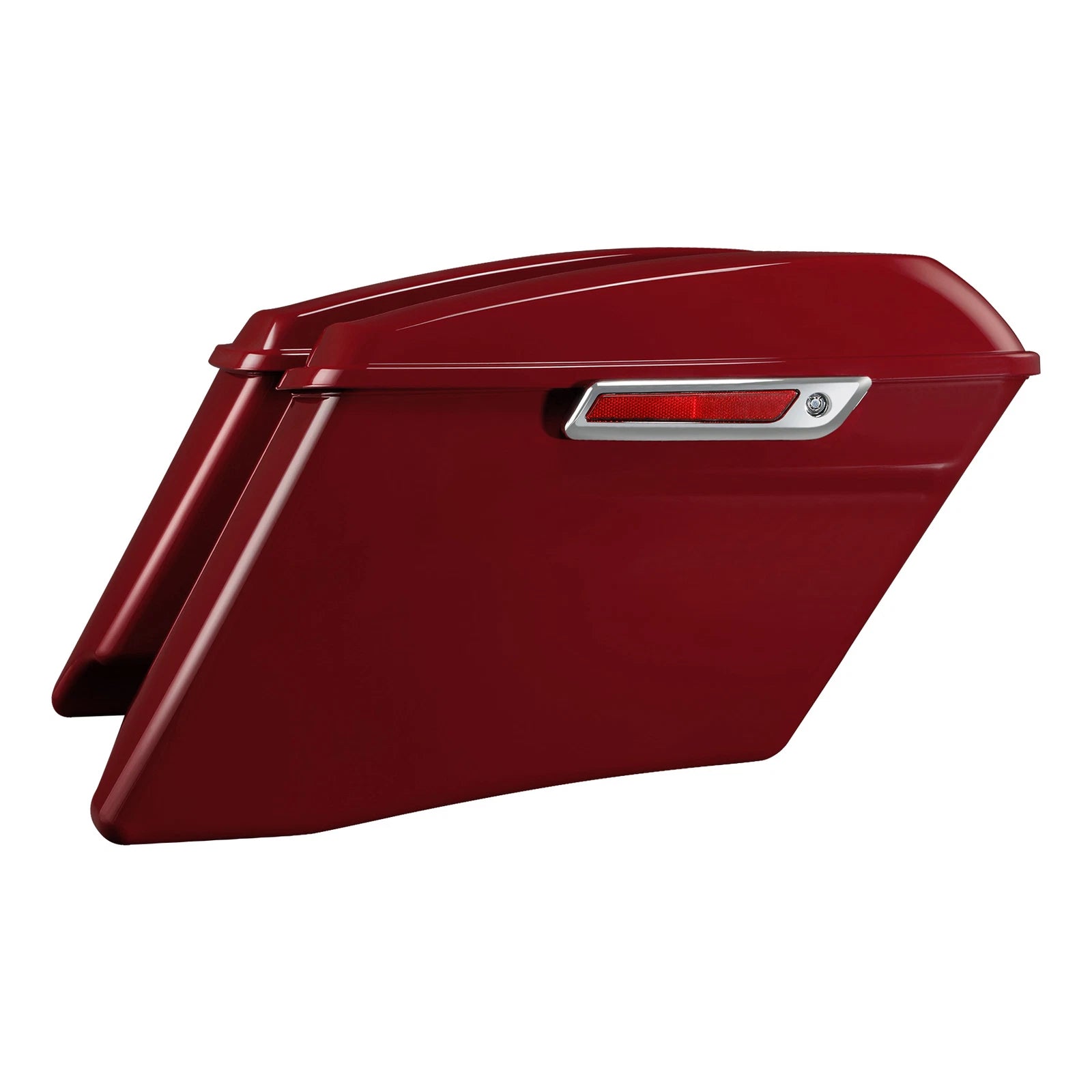4" Stretched Saddlebags for Harley CVO Street Glide (2014–2023) Billiard Red