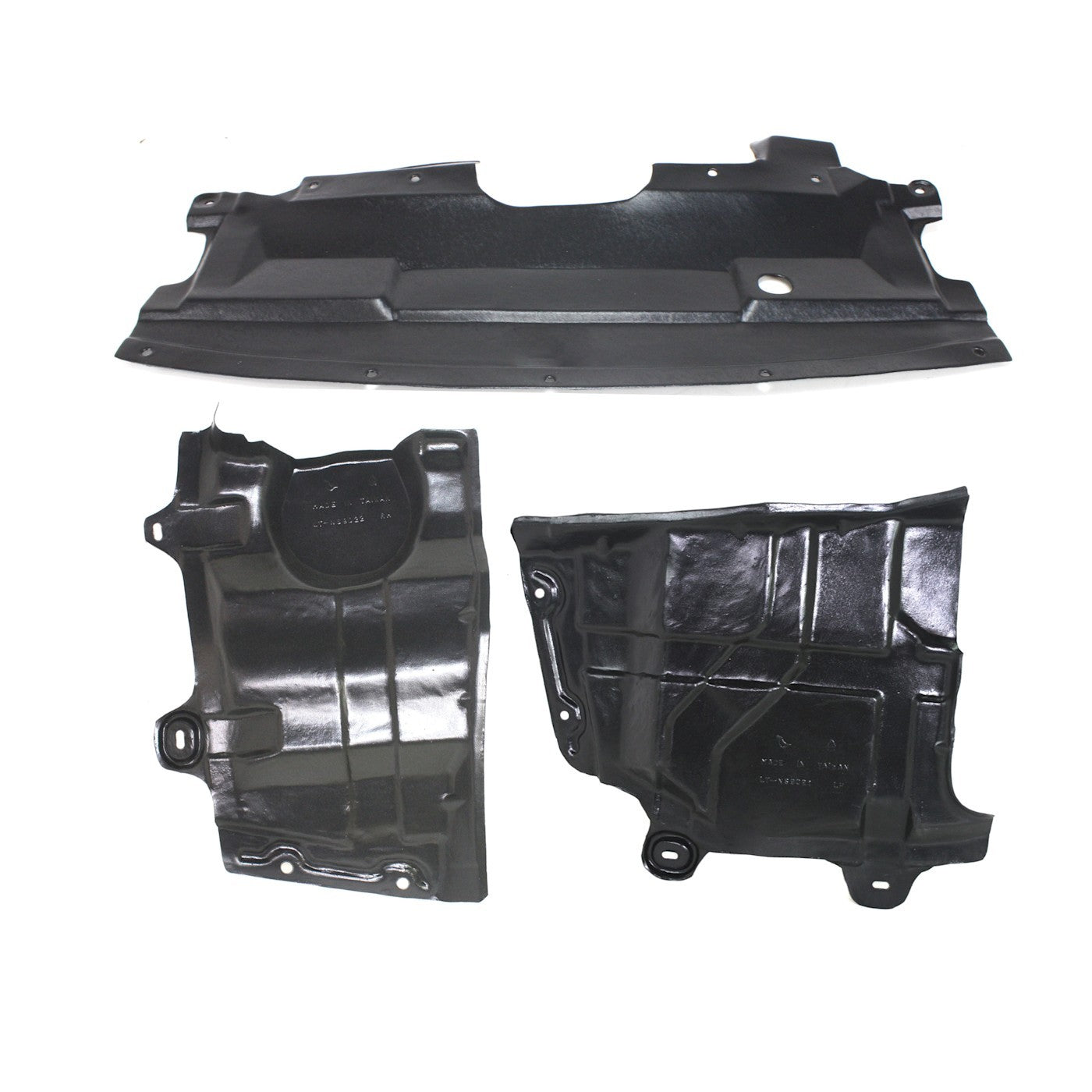 Set of 3 Engine Splash Shields for Nissan Altima (2002–2006)