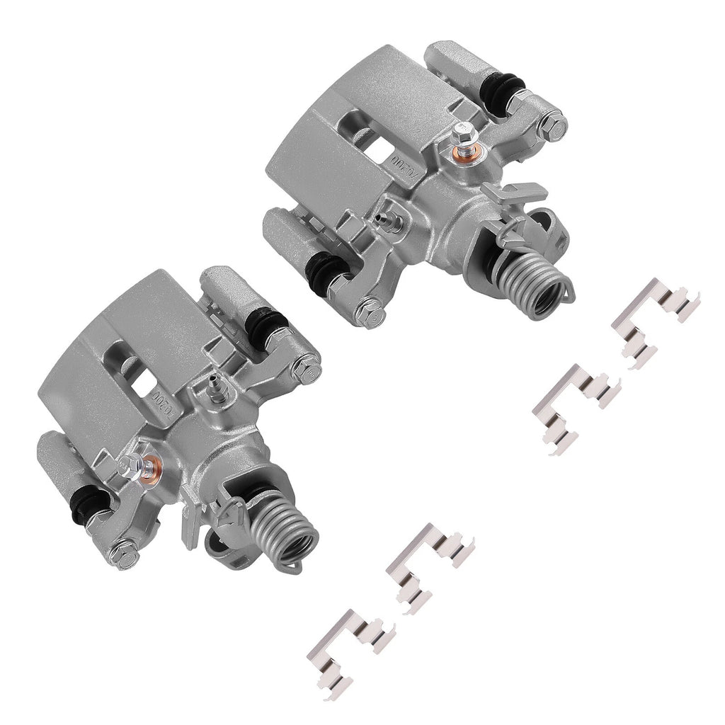 Rear Left & Right Brake Calipers With Bracket for Buick Allure (2005–2007)
