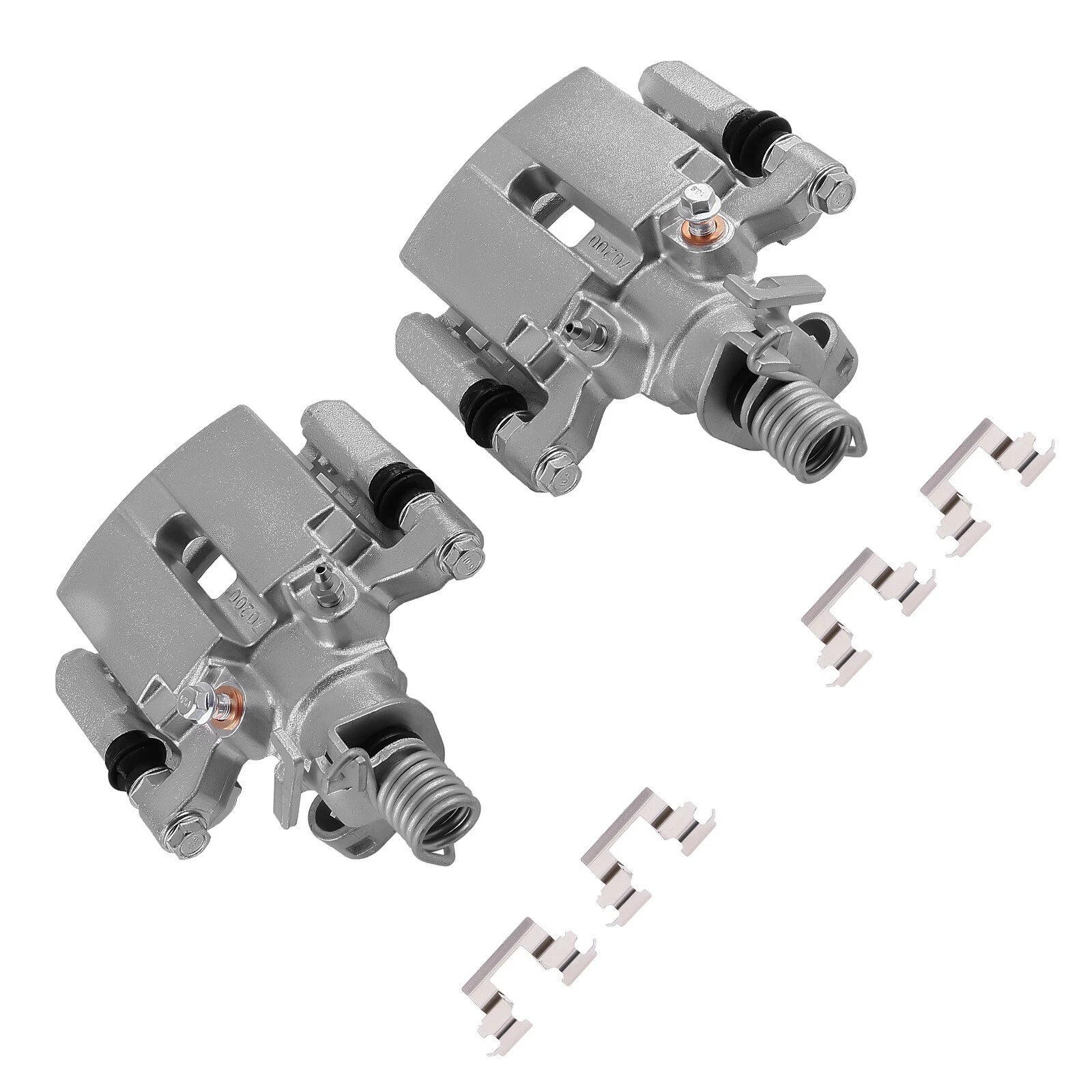 Rear Left & Right Brake Calipers With Bracket for Buick Allure (2005–2007)