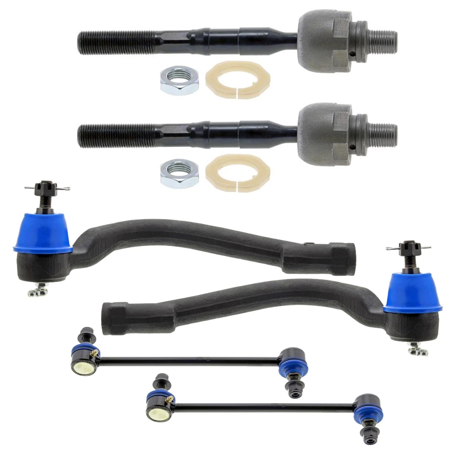 Set of 4 Mevotech Supreme Tie Rod Ends Sway Bar Links for Sportage (2011–2021)