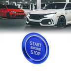 Start Stop Switch Button Cover Kit for Audi A4L A6L Q5 A5 A7 (2010–2020) Blue