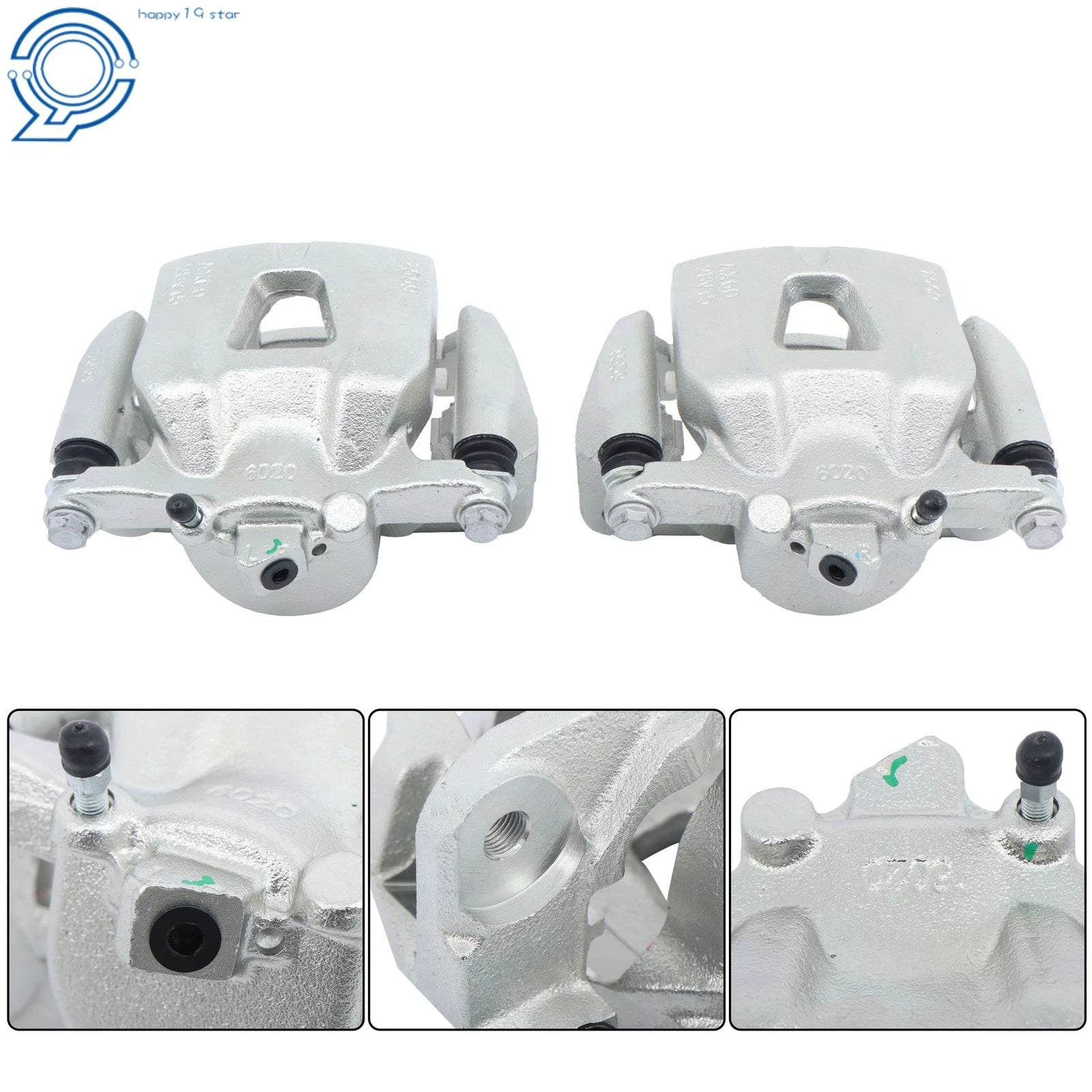 2X Brake Caliper w/ Bracket for Toyota Camry Avalon Solara (1997–2006) 19B1974 19B1975
