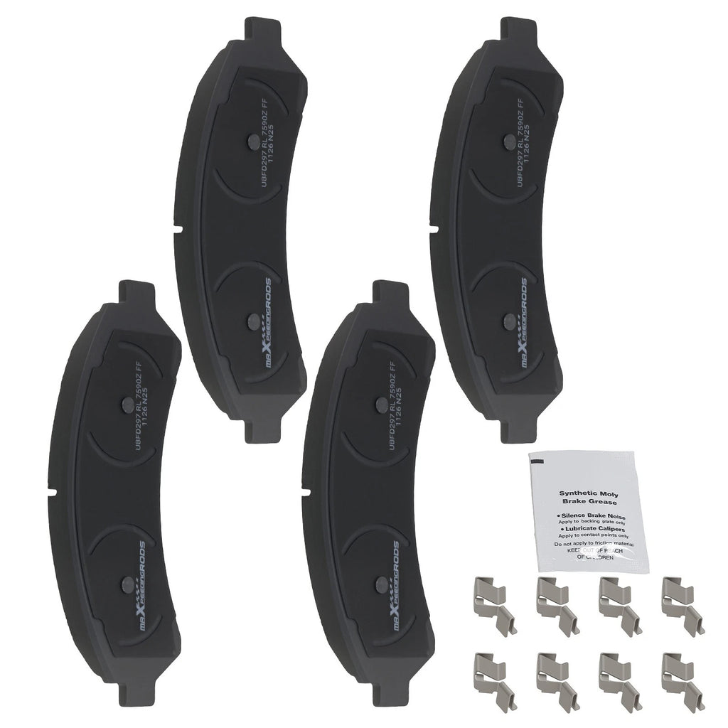 Set of 4 Front Ceramic Brake Pads for Isuzu Hombre, Oldsmobile Bravada (1996–2000) D726 P726