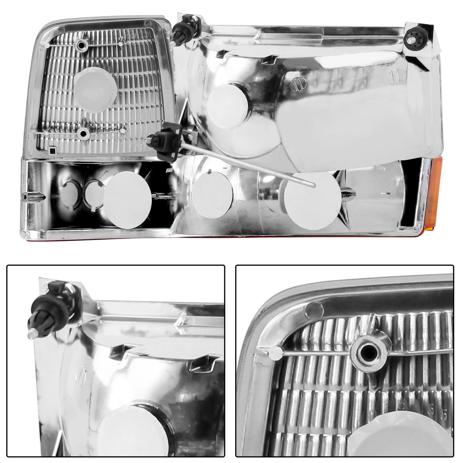 Pair Headlights for Ford F-150 (1992-1996)