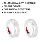 Set of 3 AC Air Conditioner Switch Knob Covers for Mazda CX-3 (2015) Silver Tone