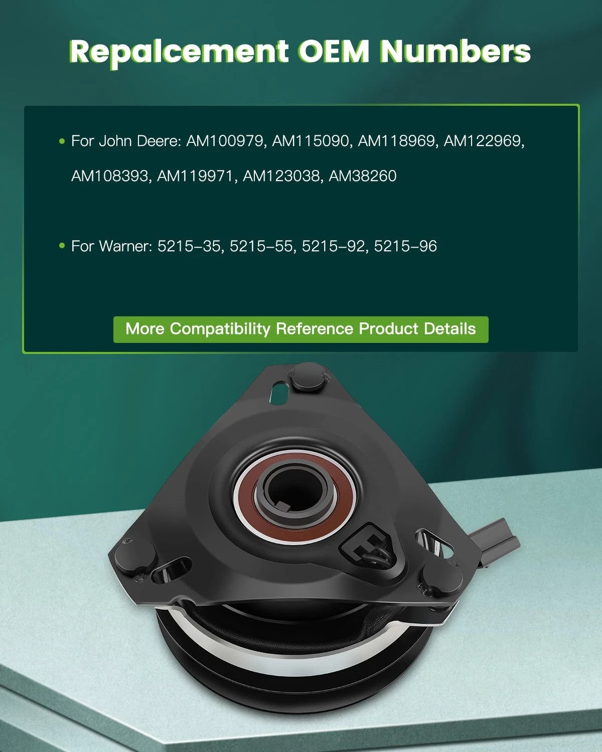 Electric PTO Clutch for John Deere (AM122969)