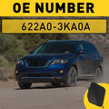Eye Cover Bumper Tow Hook Bracket for Nissan Pathfinder (2013–2017)
