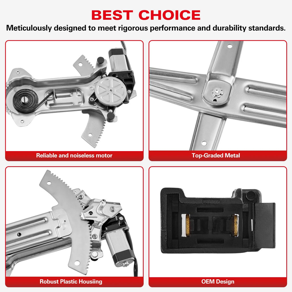 Power Window Regulator and Motor Assembly for Ford Mustang (1996–2004)
