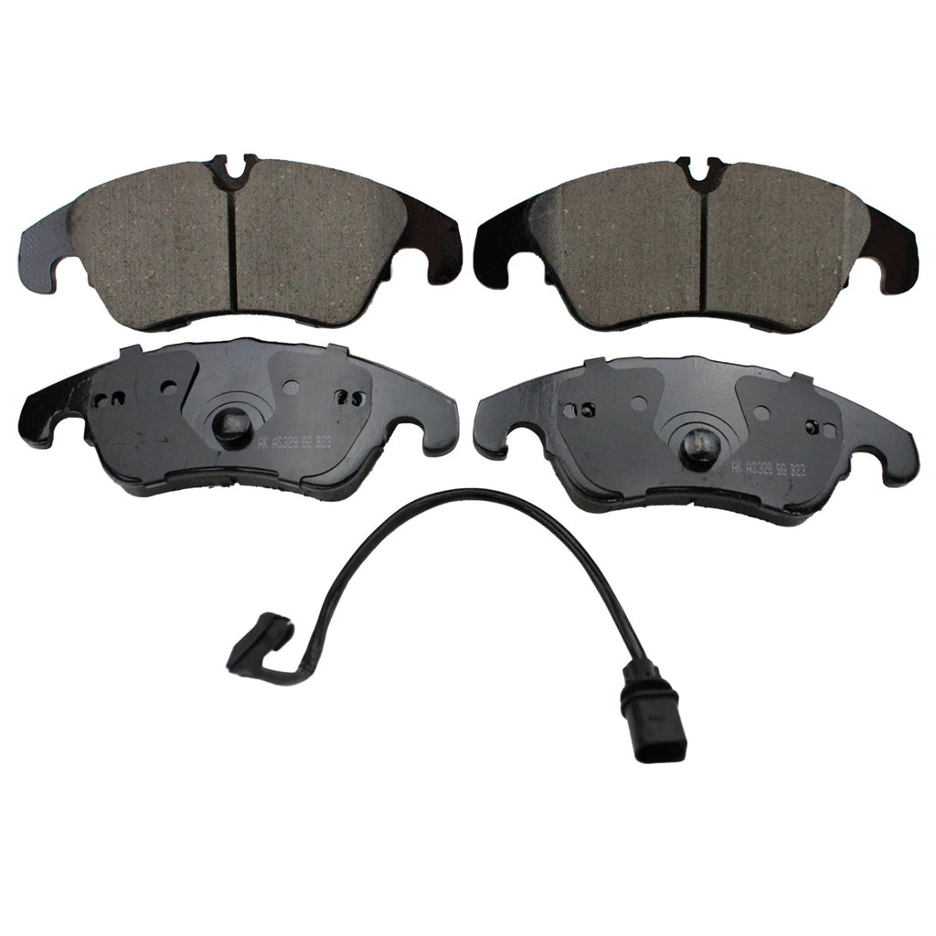 Set of 4 Akebono Euro Front Ceramic Brake Pads for Audi A4 A5 S4 S5 (2009–2020)