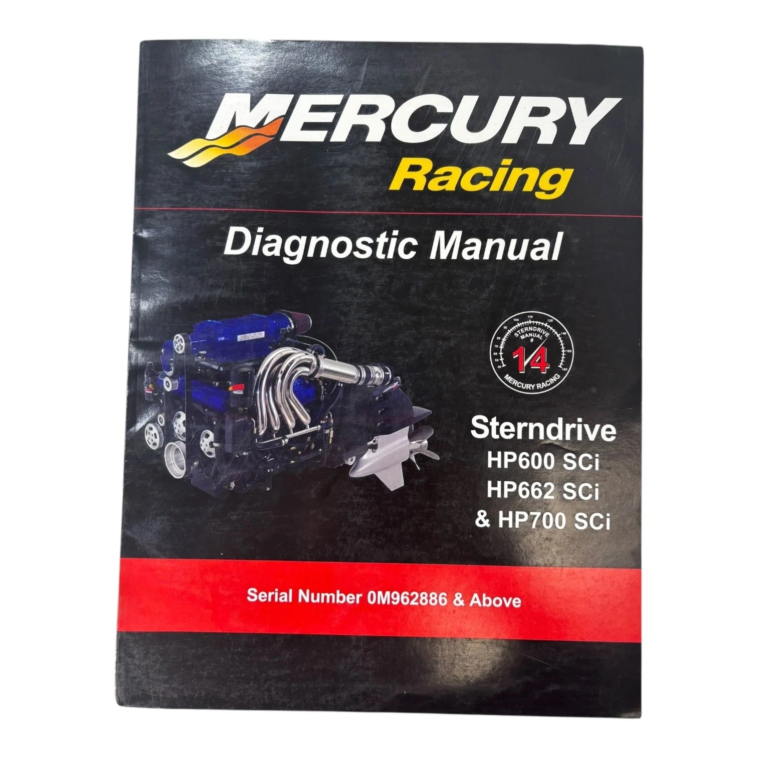 Sterndrive HP600/662/700 SCi Diagnostic Manual for Mercury Racing (90)