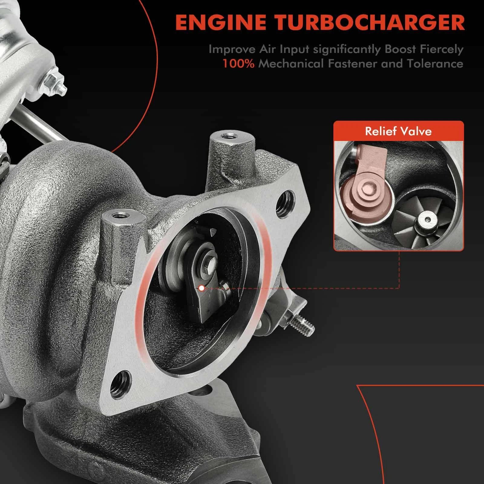 Left Turbocharger for Ford F-150 (2015–2017) V6 2.7L