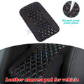 Armrest Cushion Pad for Universal Car (32x19cm) (Gloss Black)