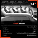 Exhaust Manifold with Gasket for Ford Explorer Taurus Flex