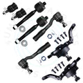 Set of 8 Ball Joints and Tie Rod Ends for Toyota Tundra Sequoia