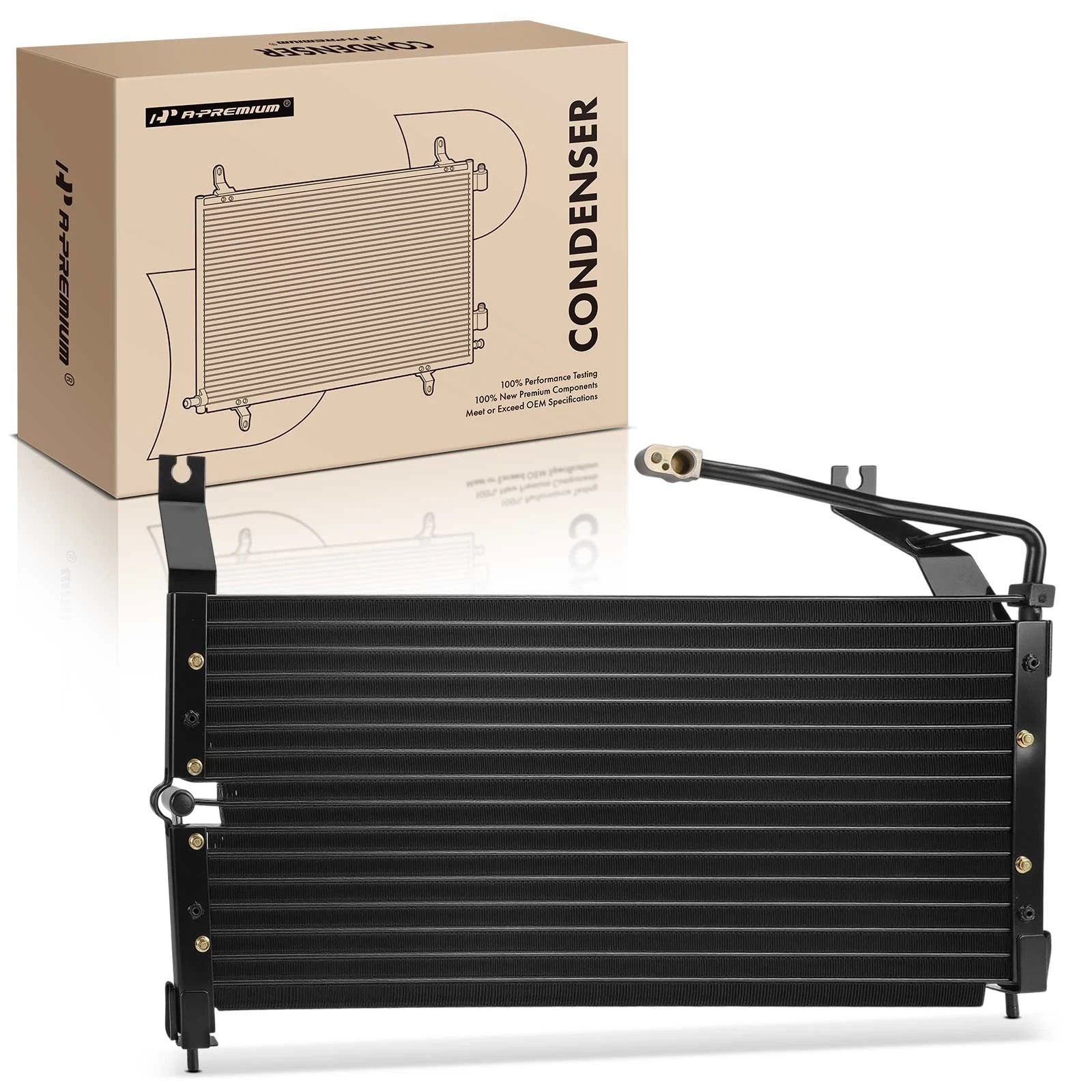 A/C Condenser with Bracket for Chevrolet Metro Pontiac Firefly (1998–2001)
