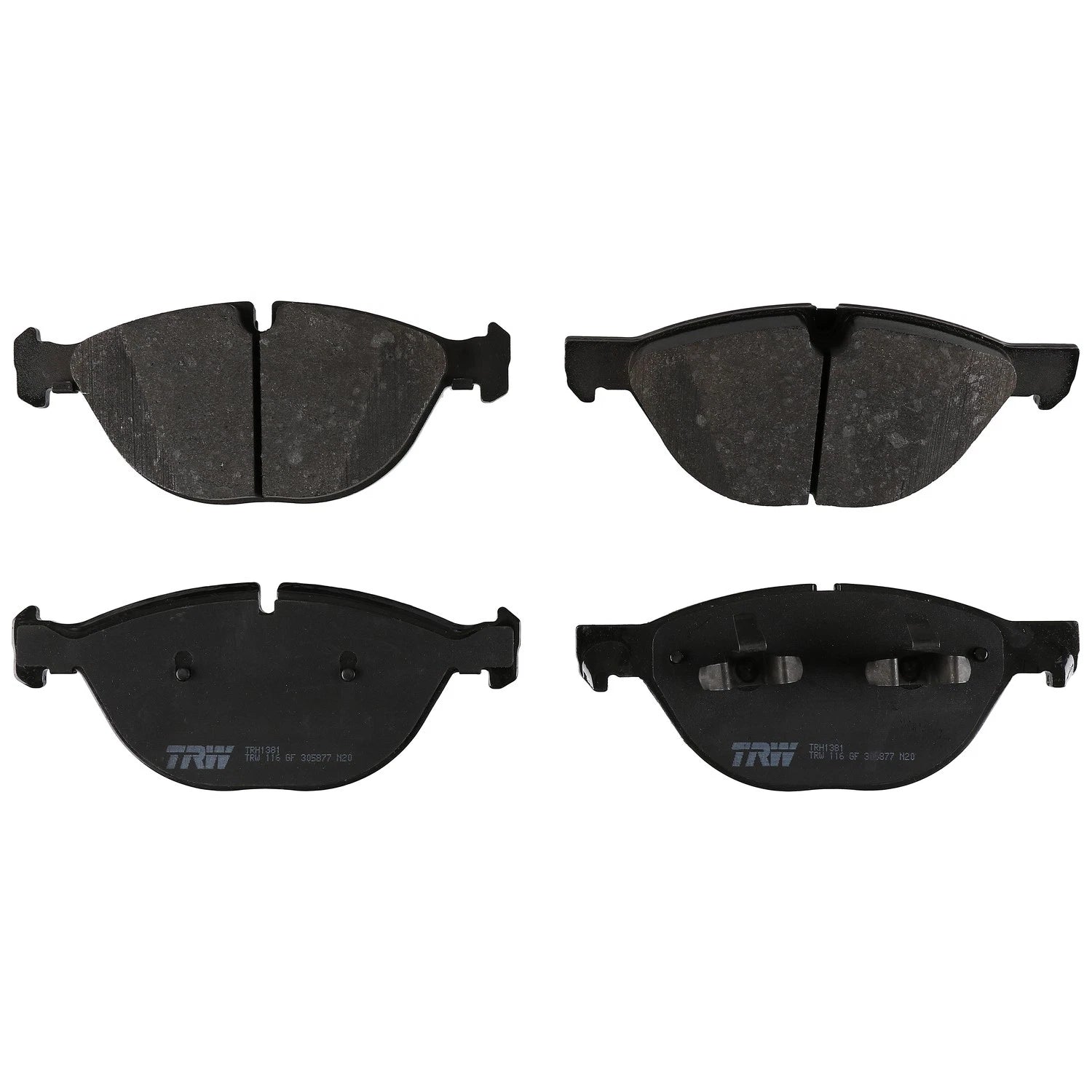 Set of 4 Disc Brake Pads for BMW X5 (2011–2018)