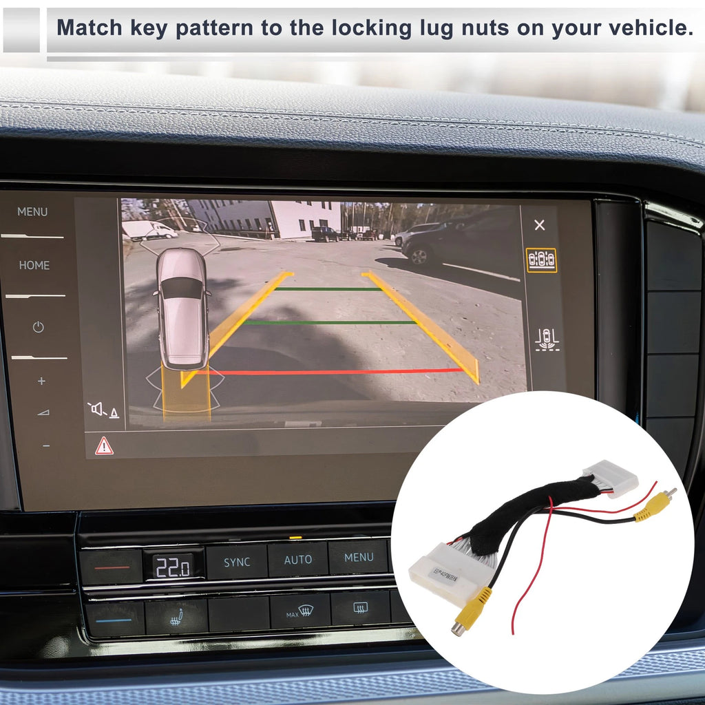 Rear View Camera Adapter Wire Harness Cable for Nissan Sylphy X-Trail Altima (–)