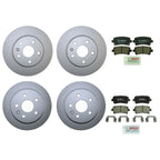 Front & Rear Brake Kit Rotors & Bosch Ceramic Pads for Buick Regal Chevy Malibu (2014–2020)