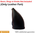 Shift Boot for Jeep Wrangler (2011–2017) Orange Stitch PVC Leather