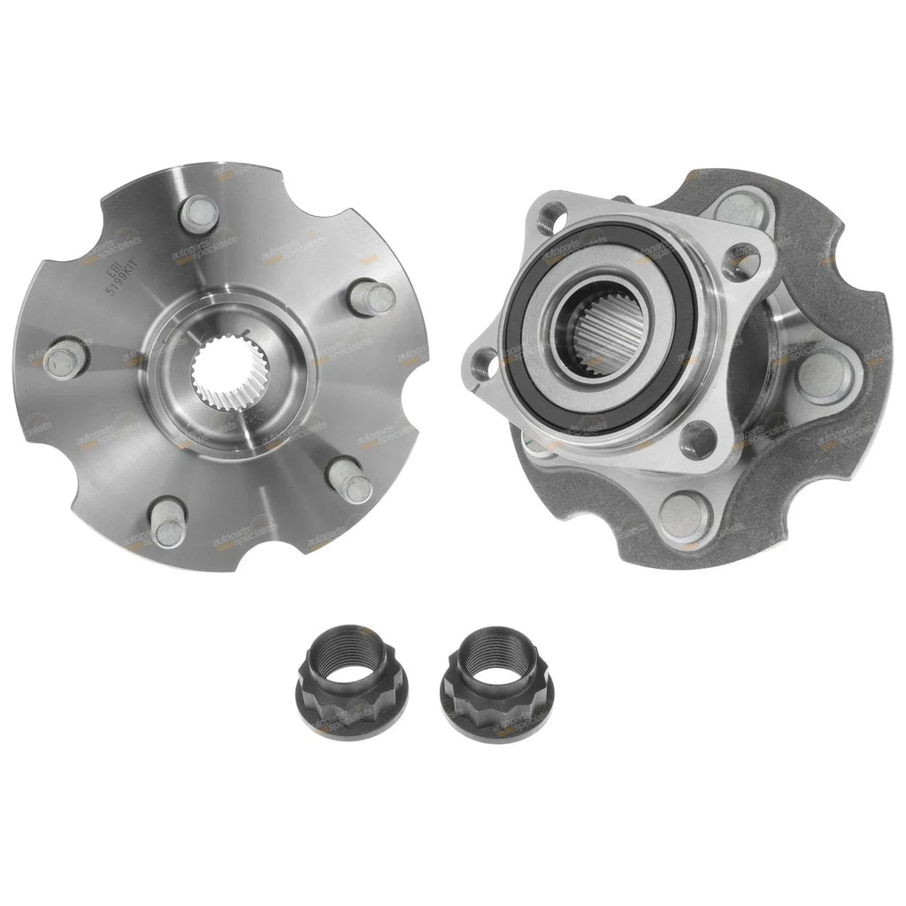2 x Rear Wheel Bearing Hubs for Toyota RAV4 (05–19)