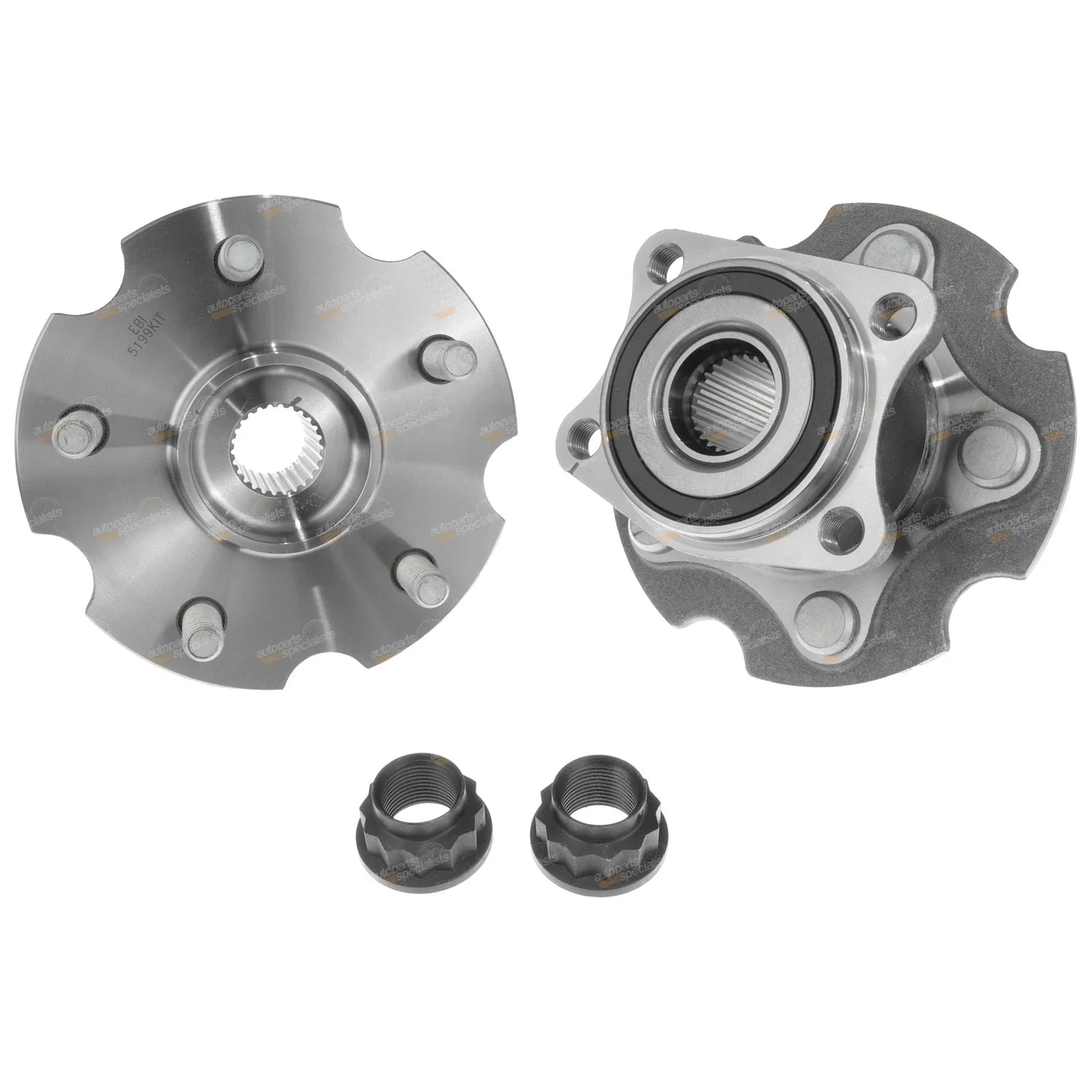 2 x Rear Wheel Bearing Hubs for Toyota RAV4 (05–19)