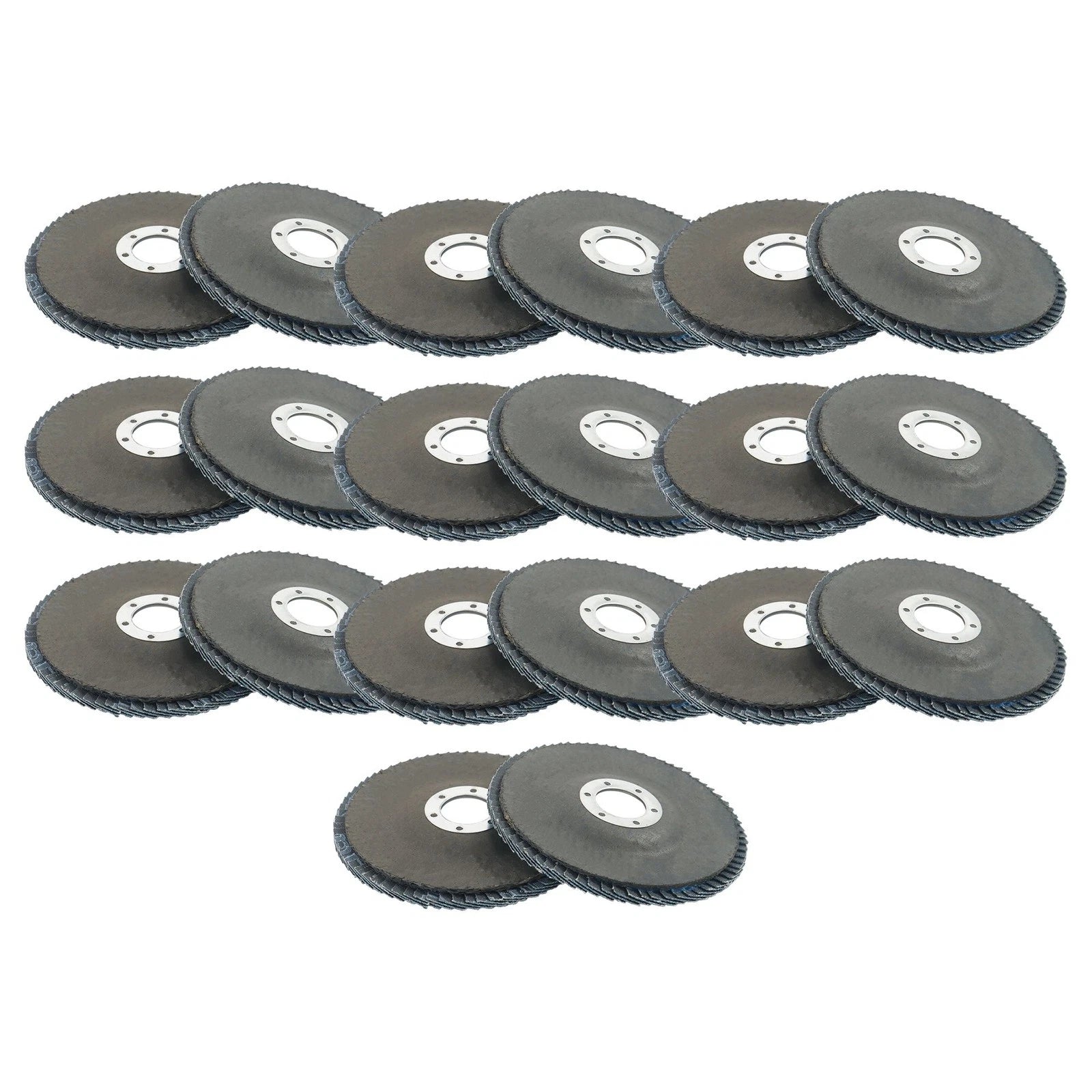 20 Pcs 80 Grit Flap Discs T29 for Angle Grinder (4.5" x 7/8")