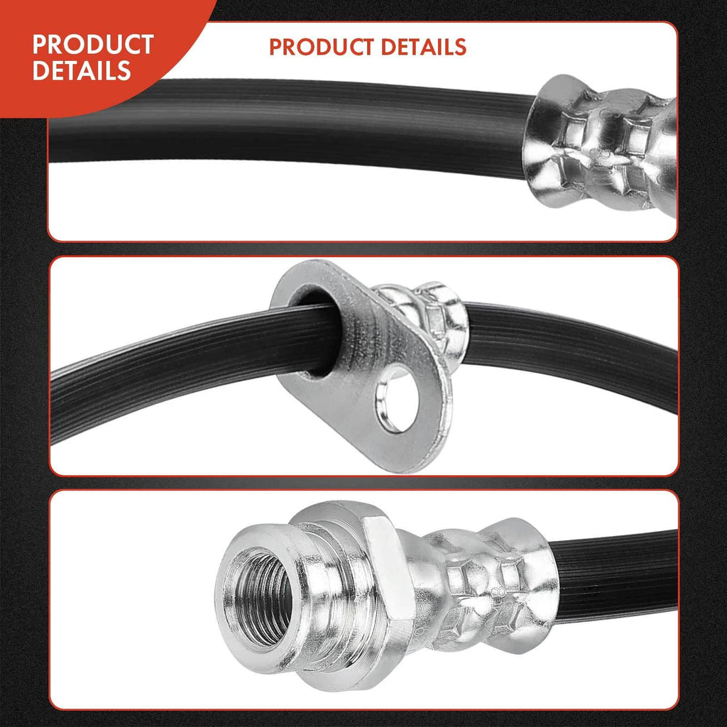 2X Rear Brake Hydraulic Hose for Ford Edge Lincoln MKX (2007–2010)