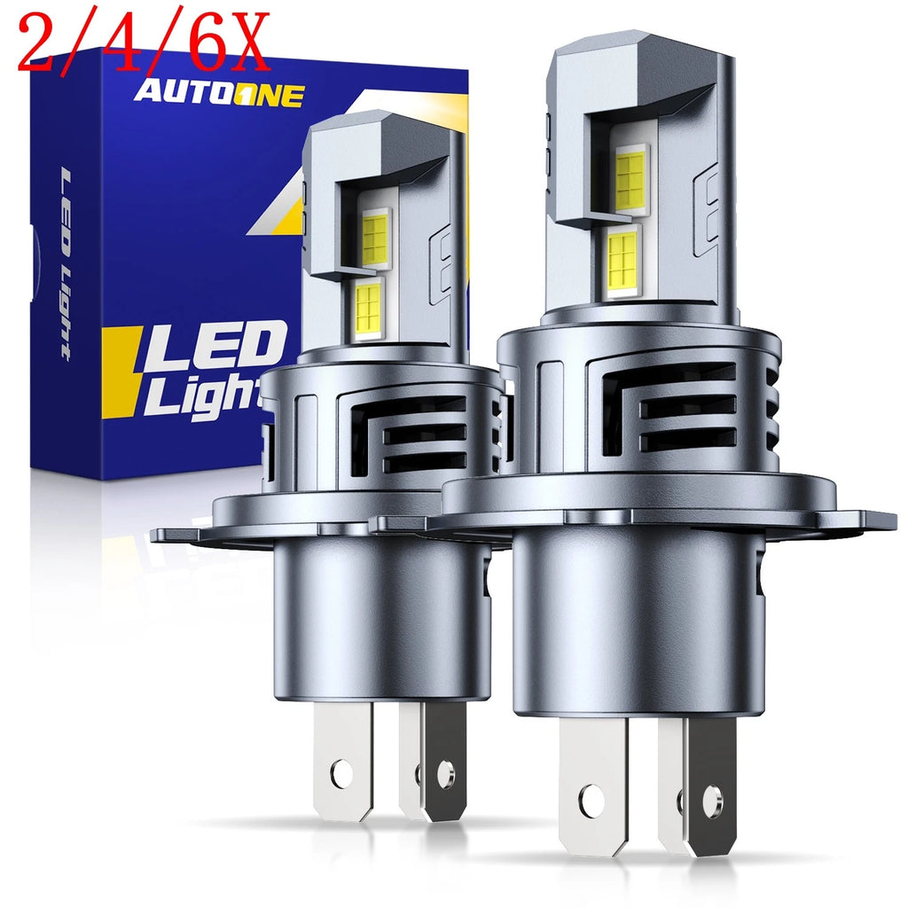 Set of 2 H4 9003 LED Headlight Bulbs for Combo Vehicles (YYYY–YYYY)