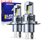 Set of 2 H4 9003 LED Headlight Bulbs for Combo Vehicles (YYYY–YYYY)