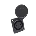 ABS Plastic Shell XLR 3-pin Socket Charging Port for Auto Make Model