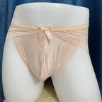 2X Seamless Breathable Underpants for Men - Lace Briefs with Pouch Feature