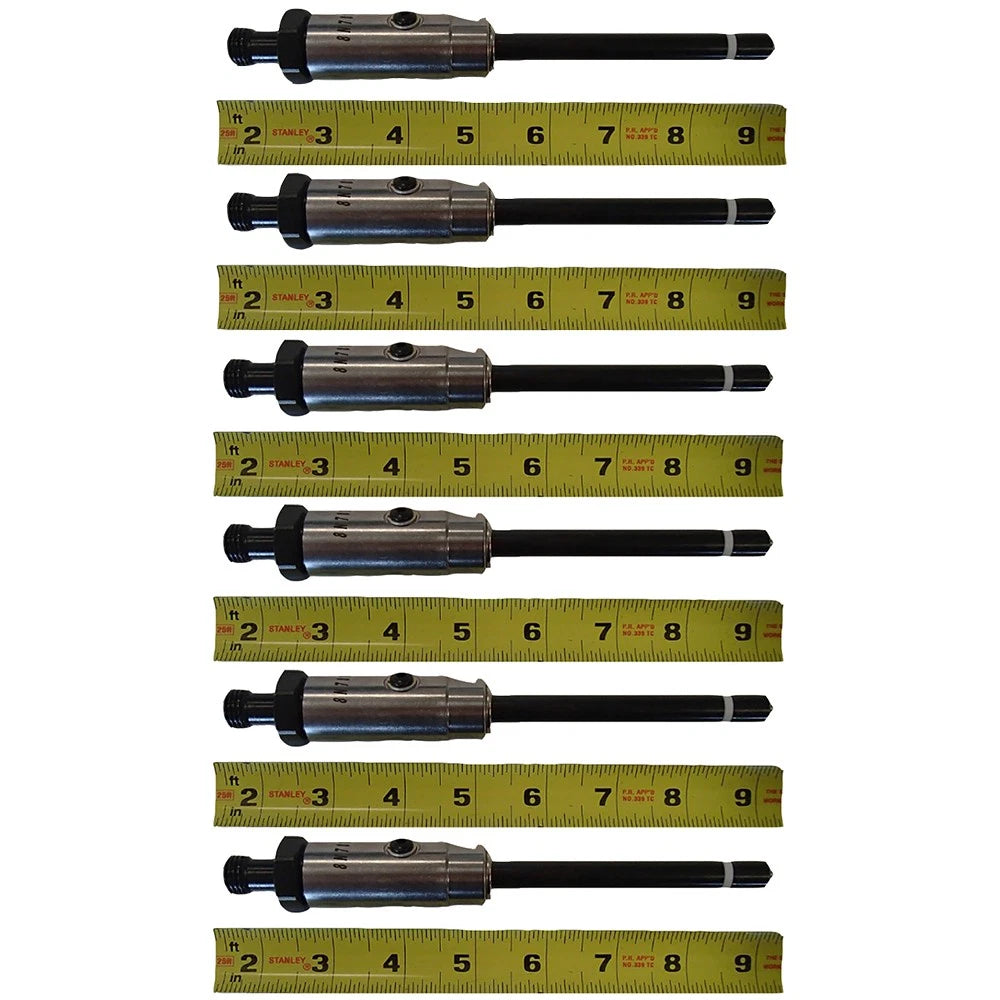 Set of 6 Fuel Injector Pencil Nozzle Assembly 8N7005 for Caterpillar 3304 3306
