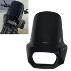 15" Front Black Windshield Fairing for Harley Softail Fat Bob (2018-2019)