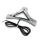 Chrom Sissy Bar Backrest Pad Plate for Harley Touring FLHR FLHT (2009–2017)