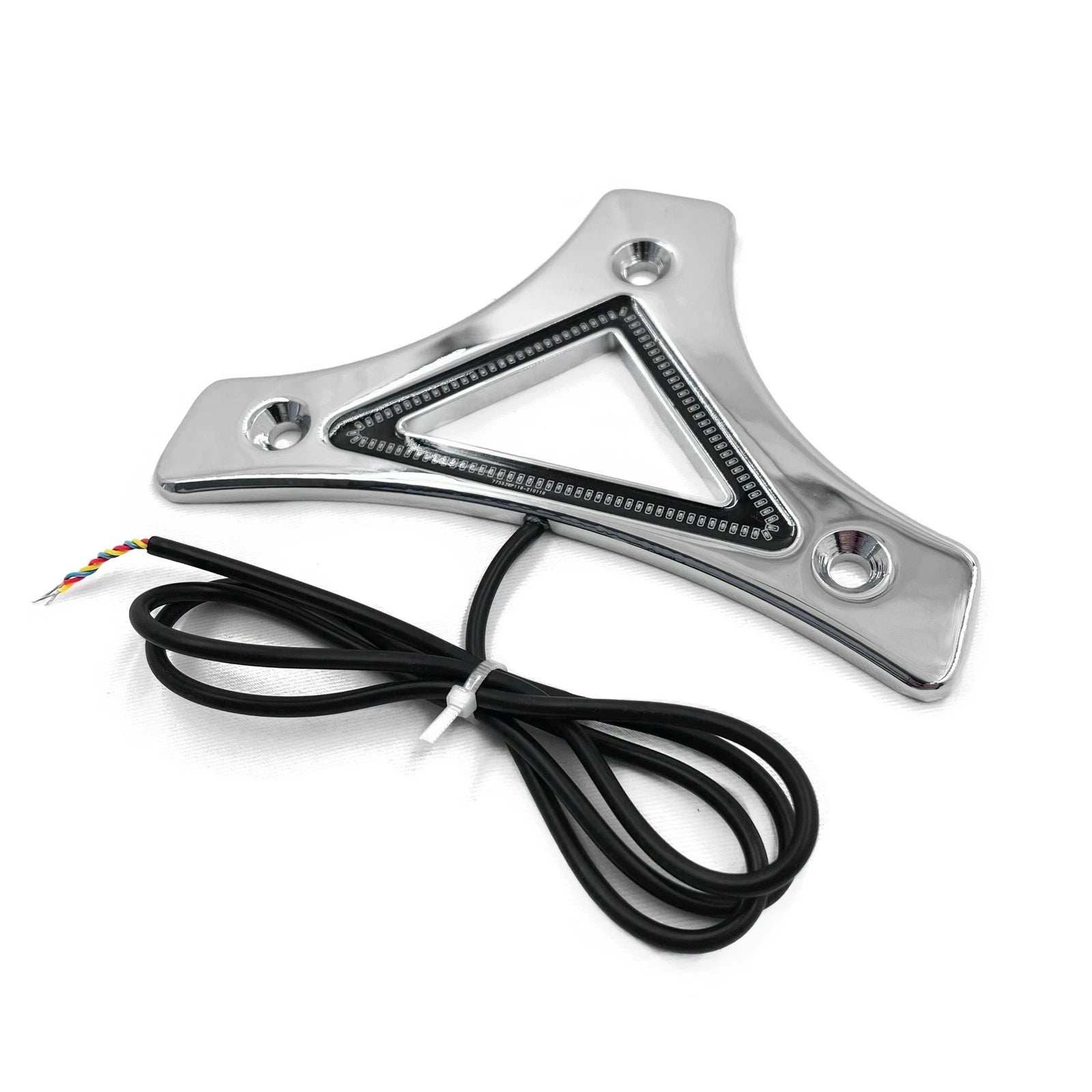 Chrom Sissy Bar Backrest Pad Plate for Harley Touring FLHR FLHT (2009–2017)