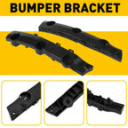 Set of 2 Front Bumper Support Retainer Brackets for Nissan Rogue (2014-2019)