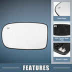 Heated Mirror Glass Left Driver Side for Chrysler 200 (2011–2016) 68101147AA