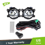 Fog Lights for Honda Civic (2017–2021) with LED Bulbs and Wiring Kit
