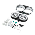 5 3/4in Projector LED Dual Front Headlight Lamp for Harley Road Glide (1998-2013)