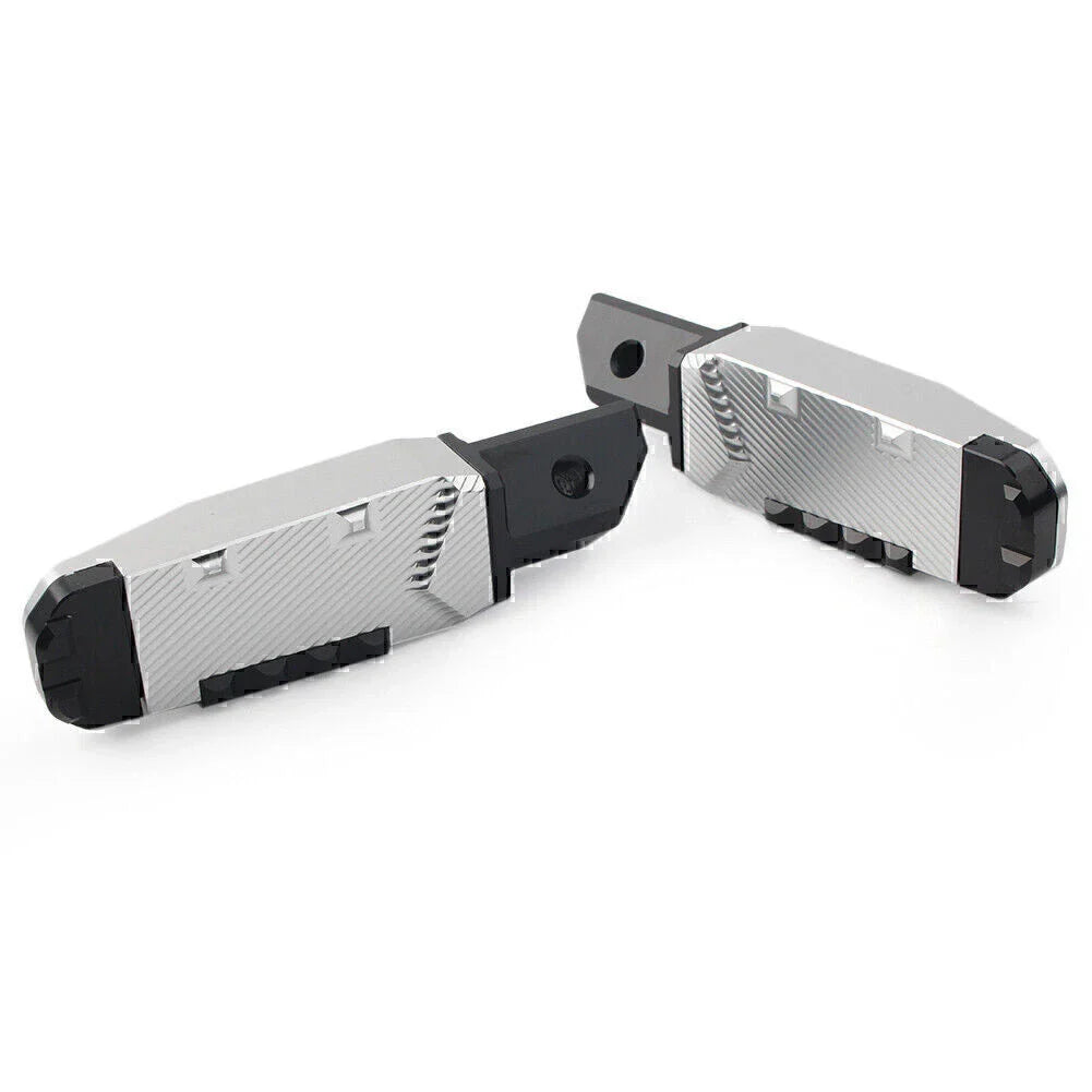 Silver Rear Passenger Foot Pegs for Honda CBR600RR CBR600 F4 F4i (2003-2012)